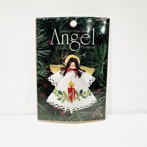 NIP Design for the Needle Counted Cross Stitch Angel Ornament - 1453 Candle